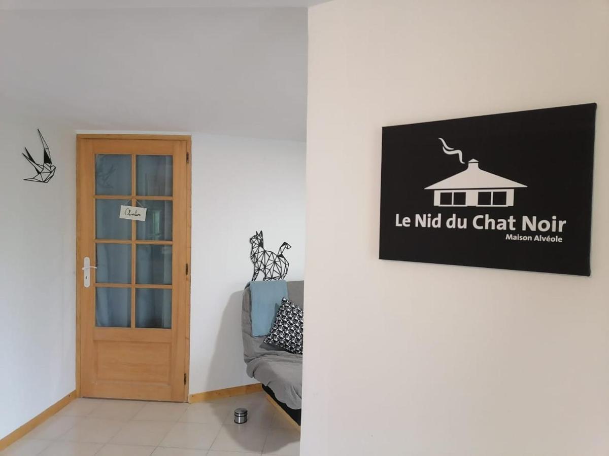 Le Nid Du Chat Noir - Maison Alveole Bed And Books Sciez Eksteriør bilde